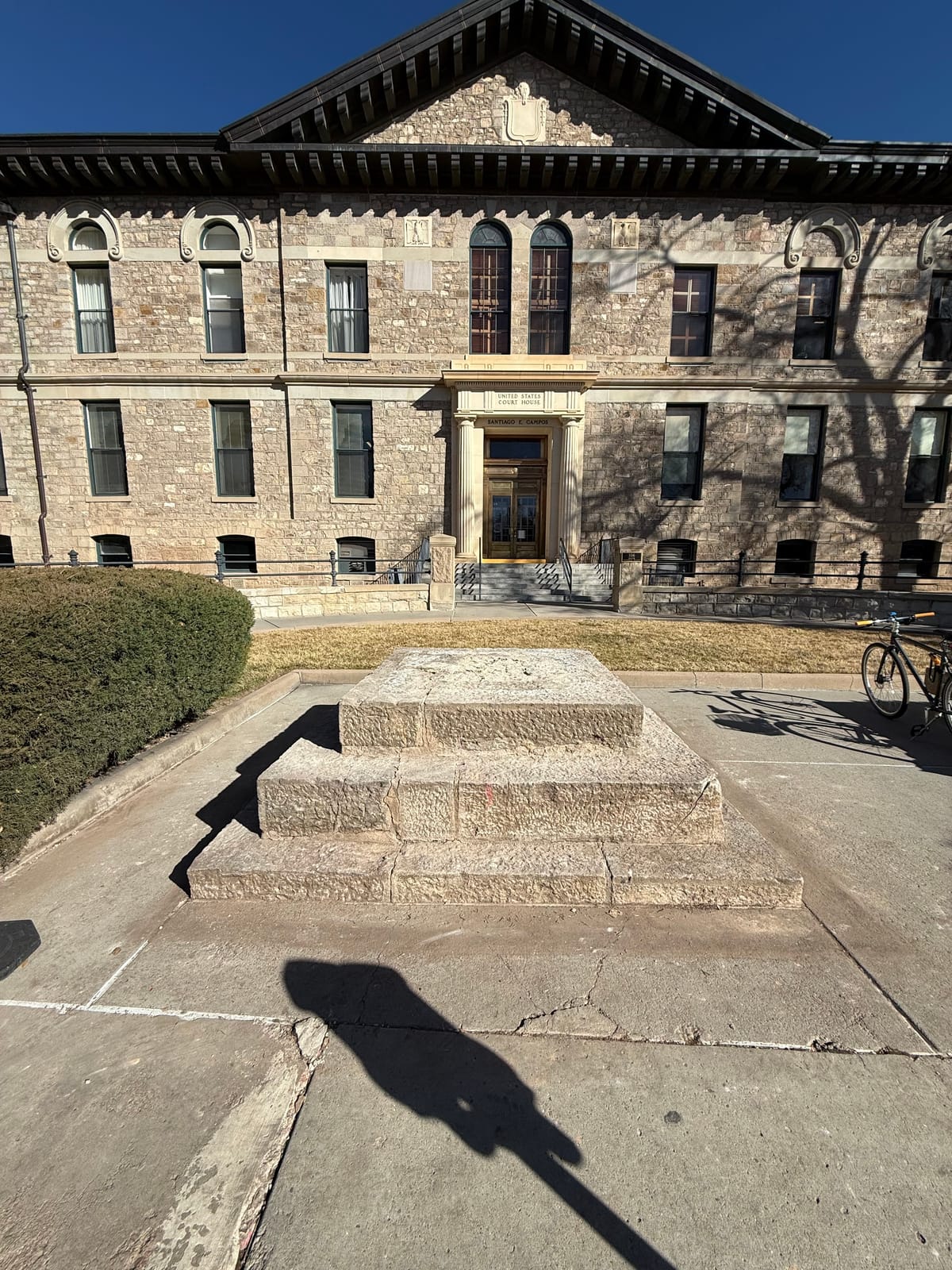 The Remains of the Kit Carson Monument Unceremoniously Disappear
