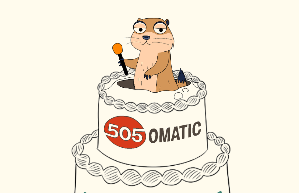 505OMATIC TURNS ONE! COME PARTY WITH US SATURDAY DEC. 13TH AT CHOMP Food Hall 6-10pm